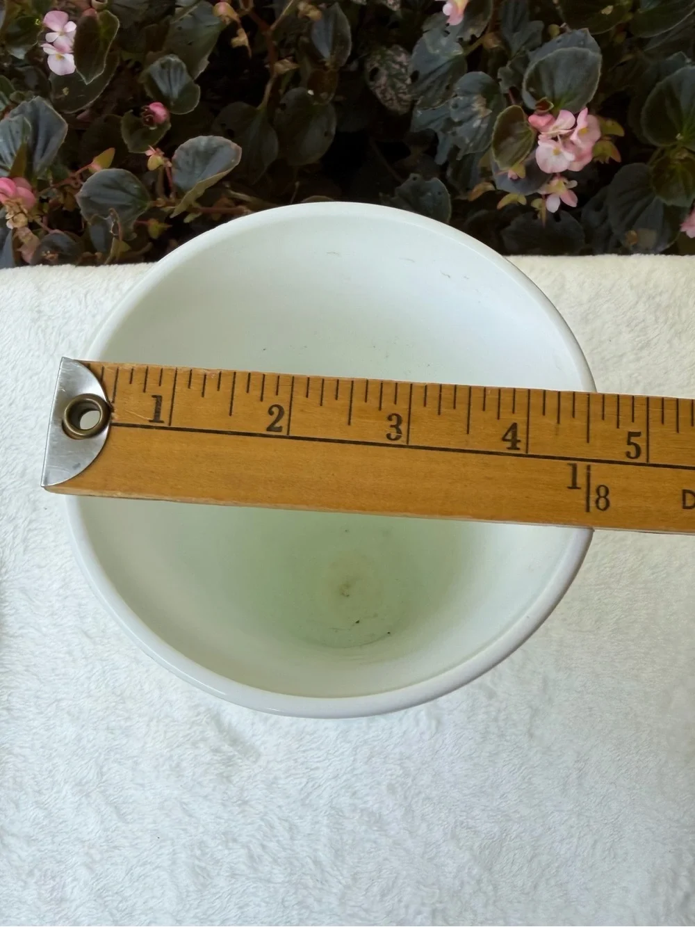 White Embossed Grape Pedestal Vase - Classic Milk Glass by Indiana Glass Co.